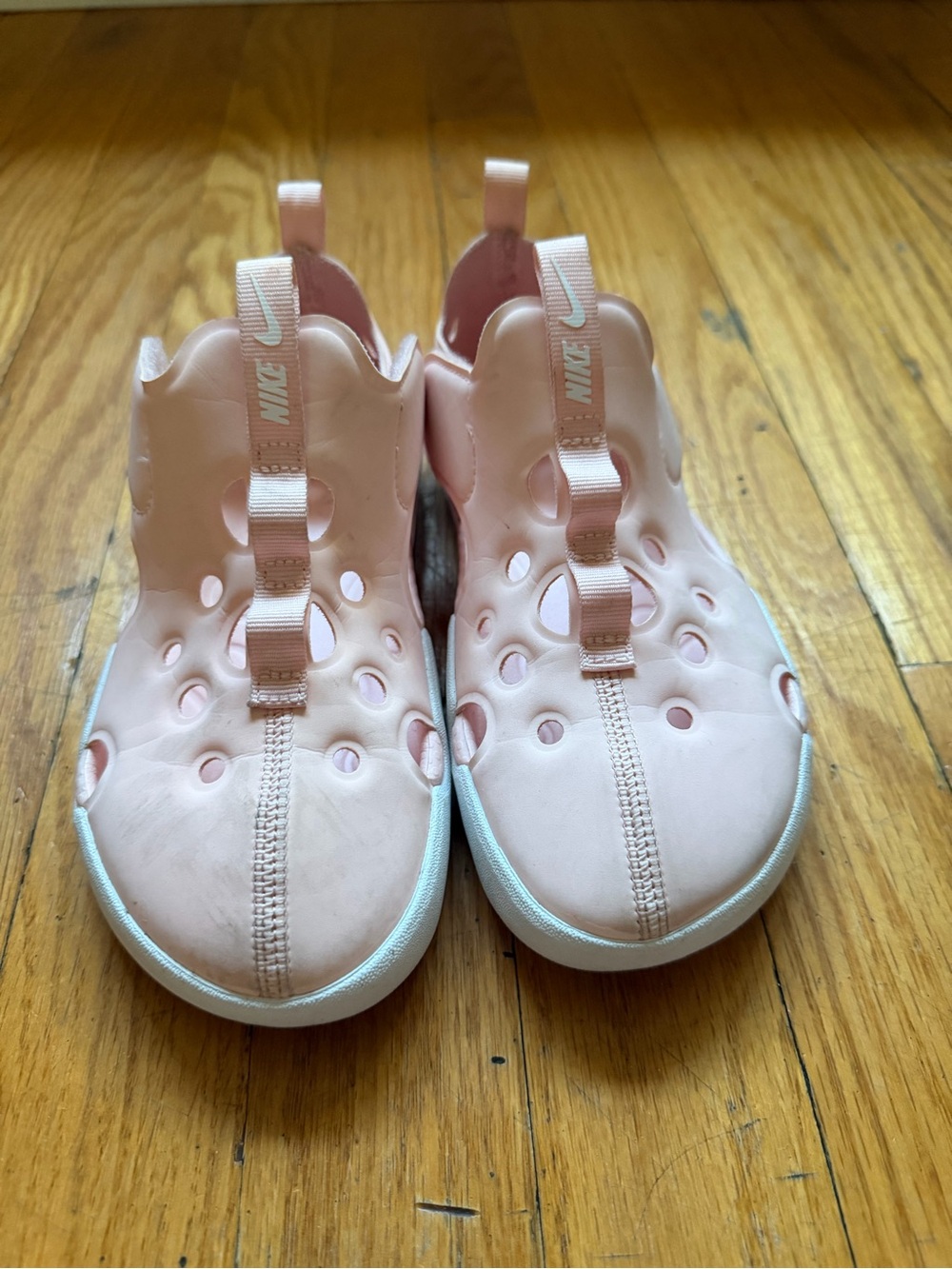 Nike Kids Pink Slip-On Perforated Athletic Sneakers